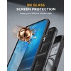 image:imageMiracase for iPhone 18 Pro Max Case with Builtin Screen Protector Full Camera Protector  Magnetic with MagSafe  360 Full Body Military DropProof 18 ProMax Bumper BurgundyBlack
