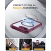 image:imageMiracase for iPhone 18 Pro Max Case with Builtin Screen Protector Full Camera Protector  Magnetic with MagSafe  360 Full Body Military DropProof 18 ProMax Bumper BurgundyPlum