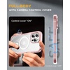 image:imageMiracase for iPhone 18 Pro Max Case with Builtin Screen Protector Full Camera Protector  Magnetic with MagSafe  360 Full Body Military DropProof 18 ProMax Bumper BurgundyClear Pink