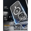 image:imageMiracase for iPhone 18 Pro Max Case with Builtin Screen Protector Full Camera Protector  Magnetic with MagSafe  360 Full Body Military DropProof 18 ProMax Bumper BurgundyMagnetic Clear Glitter