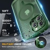 image:imageMiracase for iPhone 18 Pro Max Case with Builtin Screen Protector Full Camera Protector  Magnetic with MagSafe  360 Full Body Military DropProof 18 ProMax Bumper BurgundyMagnetic Green