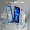 image:imageMiracase for iPhone 18 Pro Max Case with Builtin Screen Protector Full Camera Protector  Magnetic with MagSafe  360 Full Body Military DropProof 18 ProMax Bumper BurgundyBlue