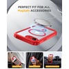 image:imageMiracase for iPhone 18 Pro Max Case with Builtin Screen Protector Full Camera Protector  Magnetic with MagSafe  360 Full Body Military DropProof 18 ProMax Bumper BurgundyRed