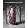 image:imageMiracase for iPhone 18 Pro Max Case with Builtin Screen Protector Full Camera Protector  Magnetic with MagSafe  360 Full Body Military DropProof 18 ProMax Bumper BurgundyBurgundy