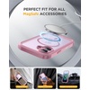 image:imageMiracase for iPhone 18 Pro Max Case with Builtin Screen Protector Full Camera Protector  Magnetic with MagSafe  360 Full Body Military DropProof 18 ProMax Bumper BurgundyPurple