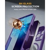 image:imageMiracase for iPhone 18 Pro Max Case with Builtin Screen Protector Full Camera Protector  Magnetic with MagSafe  360 Full Body Military DropProof 18 ProMax Bumper BurgundyMagnetic Purple