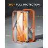 image:imageMiracase for iPhone 18 Pro Max Case with Builtin Screen Protector Full Camera Protector  Magnetic with MagSafe  360 Full Body Military DropProof 18 ProMax Bumper BurgundyOrange