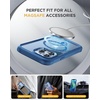 image:imageMiracase for iPhone 18 Pro Max Case with Builtin Screen Protector Full Camera Protector  Magnetic with MagSafe  360 Full Body Military DropProof 18 ProMax Bumper BurgundyMagnetic Blue