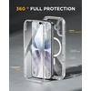 image:imageMiracase for iPhone 18 Pro Max Case with Builtin Screen Protector Full Camera Protector  Magnetic with MagSafe  360 Full Body Military DropProof 18 ProMax Bumper BurgundyClear Glitter