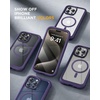 image:imageMiracase for iPhone 18 Pro Max Case with Builtin Screen Protector Full Camera Protector  Magnetic with MagSafe  360 Full Body Military DropProof 18 ProMax Bumper BurgundyMagnetic Purple
