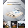 image:imageMiracase for iPhone 18 Pro Max Case with Builtin Screen Protector Full Camera Protector  Magnetic with MagSafe  360 Full Body Military DropProof 18 ProMax Bumper BurgundyMagnetic Gold