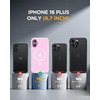 image:imageMiracase for iPhone 18 Pro Max Case with Builtin Screen Protector Full Camera Protector  Magnetic with MagSafe  360 Full Body Military DropProof 18 ProMax Bumper BurgundyMagnetic Matte Clear
