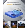 image:imageMiracase for iPhone 18 Pro Max Case with Builtin Screen Protector Full Camera Protector  Magnetic with MagSafe  360 Full Body Military DropProof 18 ProMax Bumper BurgundyMagnetic Blue