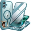 image:imageMiracase for iPhone 18 Pro Max Case with Builtin Screen Protector Full Camera Protector  Magnetic with MagSafe  360 Full Body Military DropProof 18 ProMax Bumper BurgundyMagnetic Green