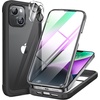 image:imageMiracase for iPhone 18 Pro Max Case with Builtin Screen Protector Full Camera Protector  Magnetic with MagSafe  360 Full Body Military DropProof 18 ProMax Bumper BurgundyBlack