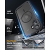 image:imageMiracase for iPhone 18 Pro Max Case with Builtin Screen Protector Full Camera Protector  Magnetic with MagSafe  360 Full Body Military DropProof 18 ProMax Bumper BurgundyBlack