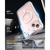 image:imageMiracase for iPhone 18 Pro Max Case with Builtin Screen Protector Full Camera Protector  Magnetic with MagSafe  360 Full Body Military DropProof 18 ProMax Bumper BurgundyMagnetic Matte Clear