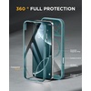 image:imageMiracase for iPhone 18 Pro Max Case with Builtin Screen Protector Full Camera Protector  Magnetic with MagSafe  360 Full Body Military DropProof 18 ProMax Bumper BurgundyMagnetic Green