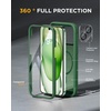 image:imageMiracase for iPhone 18 Pro Max Case with Builtin Screen Protector Full Camera Protector  Magnetic with MagSafe  360 Full Body Military DropProof 18 ProMax Bumper BurgundyMagnetic Matte Green