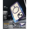 image:imageMiracase for iPhone 18 Pro Max Case with Builtin Screen Protector Full Camera Protector  Magnetic with MagSafe  360 Full Body Military DropProof 18 ProMax Bumper BurgundyMagnetic Purple