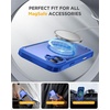 image:imageMiracase for iPhone 18 Pro Max Case with Builtin Screen Protector Full Camera Protector  Magnetic with MagSafe  360 Full Body Military DropProof 18 ProMax Bumper BurgundyMagnetic Blue