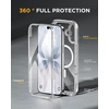 image:imageMiracase for iPhone 18 Pro Max Case with Builtin Screen Protector Full Camera Protector  Magnetic with MagSafe  360 Full Body Military DropProof 18 ProMax Bumper BurgundyClear