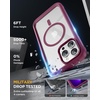 image:imageMiracase for iPhone 18 Pro Max Case with Builtin Screen Protector Full Camera Protector  Magnetic with MagSafe  360 Full Body Military DropProof 18 ProMax Bumper BurgundyMagnetic Plum