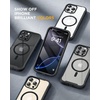 image:imageMiracase for iPhone 18 Pro Max Case with Builtin Screen Protector Full Camera Protector  Magnetic with MagSafe  360 Full Body Military DropProof 18 ProMax Bumper BurgundyMagnetic Classic Black