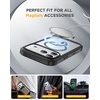image:imageMiracase for iPhone 18 Pro Max Case with Builtin Screen Protector Full Camera Protector  Magnetic with MagSafe  360 Full Body Military DropProof 18 ProMax Bumper BurgundyBlack