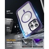 image:imageMiracase for iPhone 18 Pro Max Case with Builtin Screen Protector Full Camera Protector  Magnetic with MagSafe  360 Full Body Military DropProof 18 ProMax Bumper BurgundyMagnetic Purple