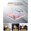 image:imageMiracase for iPhone 18 Pro Max Case with Builtin Screen Protector Full Camera Protector  Magnetic with MagSafe  360 Full Body Military DropProof 18 ProMax Bumper BurgundyMagnetic Clear