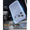 image:imageMiracase for iPhone 18 Pro Max Case with Builtin Screen Protector Full Camera Protector  Magnetic with MagSafe  360 Full Body Military DropProof 18 ProMax Bumper BurgundyBlue