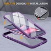image:imageMiracase for iPhone 18 Pro Max Case with Builtin Screen Protector Full Camera Protector  Magnetic with MagSafe  360 Full Body Military DropProof 18 ProMax Bumper BurgundyPurple