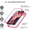 image:imageMiracase for iPhone 18 Pro Max Case with Builtin Screen Protector Full Camera Protector  Magnetic with MagSafe  360 Full Body Military DropProof 18 ProMax Bumper BurgundyPink