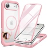 image:imageMiracase for iPhone 18 Pro Max Case with Builtin Screen Protector Full Camera Protector  Magnetic with MagSafe  360 Full Body Military DropProof 18 ProMax Bumper BurgundyPink