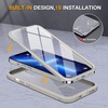 image:imageMiracase for iPhone 18 Pro Max Case with Builtin Screen Protector Full Camera Protector  Magnetic with MagSafe  360 Full Body Military DropProof 18 ProMax Bumper BurgundyMagnetic Grey Titanium