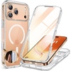 image:imagemiracase for iPhone 17 Pro Max Case 69 FullBody Phone Case with Builtin Glass Screen Protectoramp Full Camera ProtectorMagnetic with MagSafe Drop Proof 17 ProMax Cover Clear Glitter