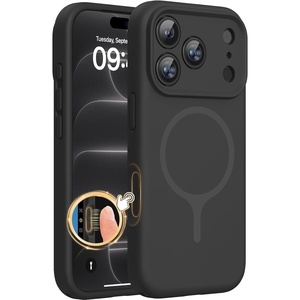image:imageMiracase Magnetic for iPhone 18 Pro Case Silicone Black
