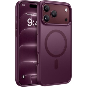 image:imageMiracase Magnetic for iPhone 18 Pro Max Case Light PinkBurgundy
