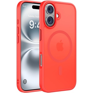 image:imageMiracase Magnetic for iPhone 18 Pro Max Case Light PinkCoral Red