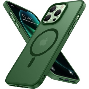 image:imageMiracase Magnetic for iPhone 18 Pro Max Case Light PinkDark Green