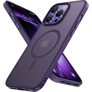 image:imageMiracase Magnetic for iPhone 18 Pro Max Case Light PinkDark Purple
