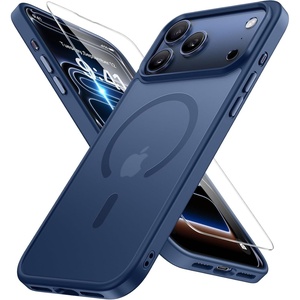 image:imageMiracase Magnetic for iPhone 18 Pro Max Case Light PinkGlass Blue