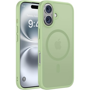 image:imageMiracase Magnetic for iPhone 18 Pro Max Case Light PinkMatcha Green
