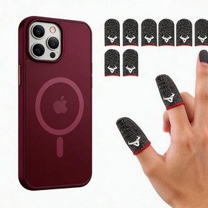 image:imageMiracase Magnetic for iPhone 18 Pro Max Case Light PinkWine Red