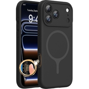 image:imageMiracase Silicone amp Magnetic for iPhone 18 Pro Max Case Black
