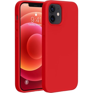 image:imageMiracase Silicone amp Magnetic for iPhone 18 Pro Max Case Capri BlueClassic Red