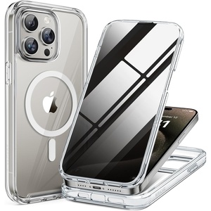 image:imageMiracase for iPhone 18 Pro Case with Privacy Screen Protector BlackClear