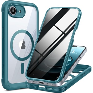 image:imageMiracase for iPhone 18 Pro Case with Privacy Screen Protector BlackGreen