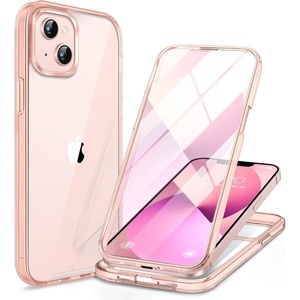 image:imageMiracase for iPhone 18 Pro Max Case with Builtin Screen Protector Full Camera Protector  Magnetic with MagSafe  360 Full Body Military DropProof 18 ProMax Bumper BurgundyClear Pink